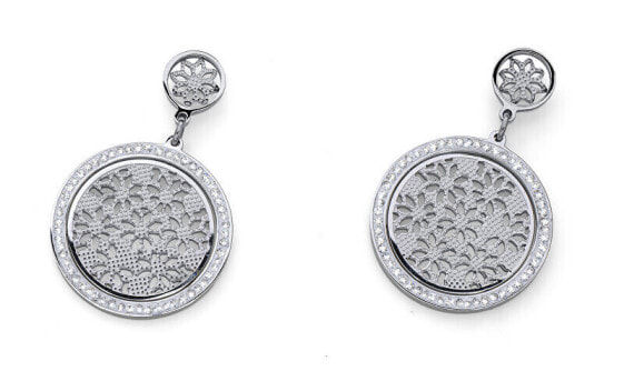 Original steel earrings Ukulan Magic Blossom 23045