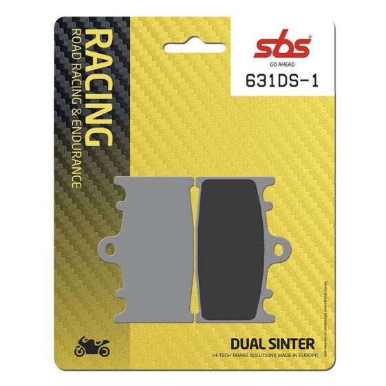 SBS Dual Road Racing Dynamic Racing Concept Hi-Tech 631DS-1 Sintered Brake Pads