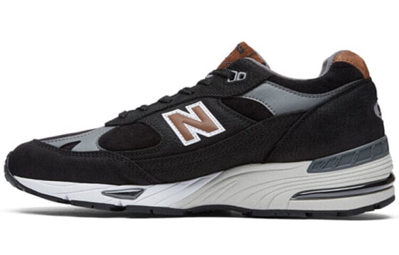 Кроссовки мужские New Balance M991KT черно-коричневые