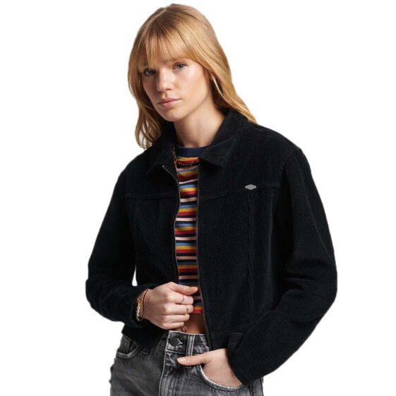 Куртка из шнурка Сорт SUPERDRY Vintage Cropped Cord - Обновленный