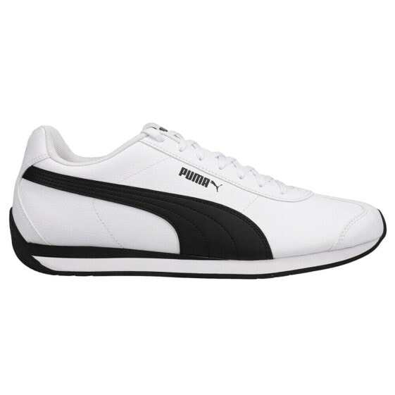 Puma Turin 3 Lace Up Mens White Sneakers Casual Shoes 383037-06