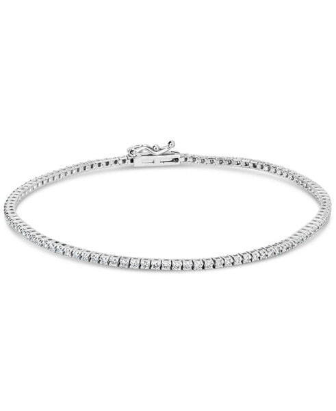 Браслет Macy's Diamond Tennis 14k White Gold.