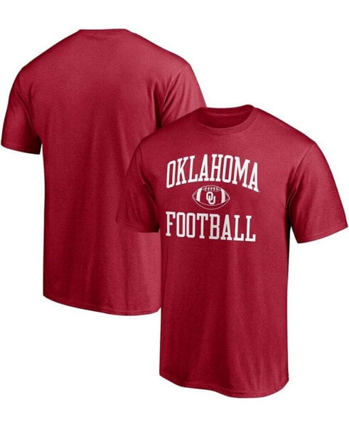 Men's Crimson Oklahoma Sooners First Sprint Team T-shirt