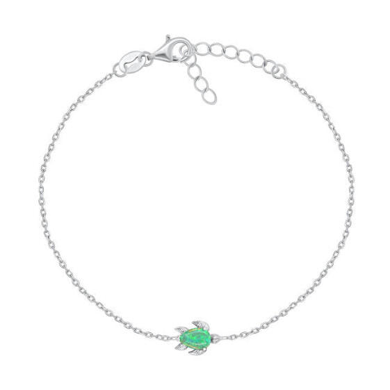 Beautiful silver turtle bracelet BRC121WG