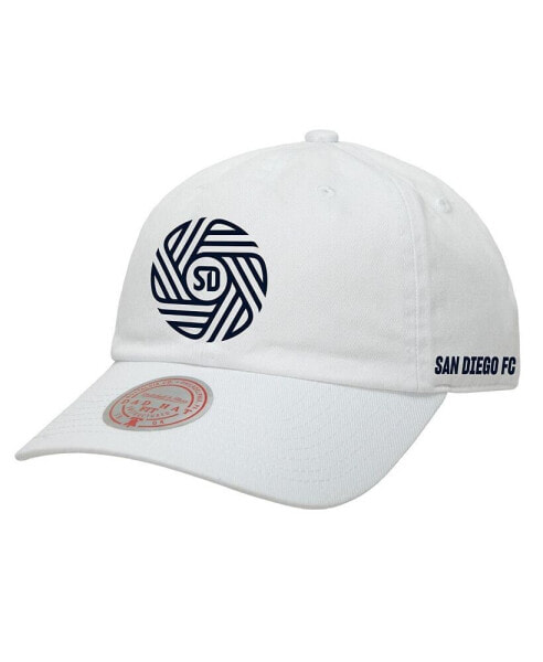 Men's and Women's White San Diego FC Flow Adjustable Dad Hat