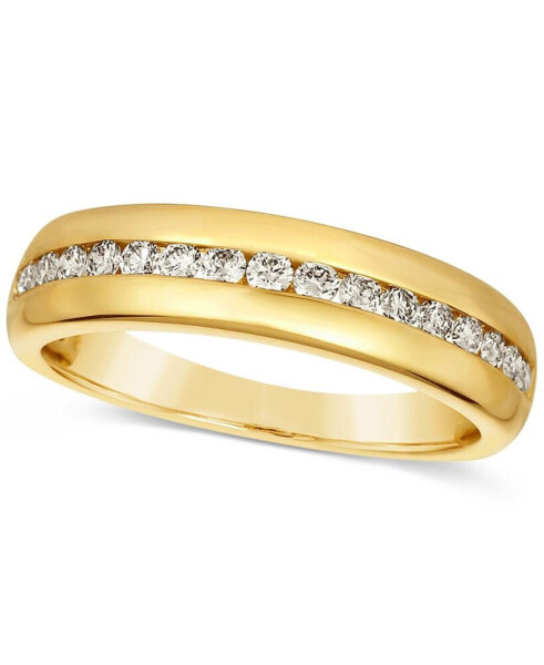 Men's Nude Diamond Band (1/2 ct. t.w.) in 14k Gold