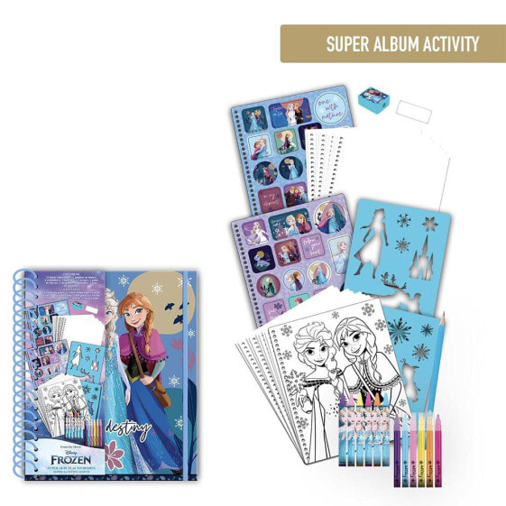 CERDA GROUP Super Frozen Colorable Activity Album