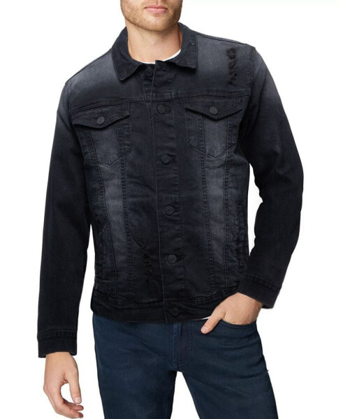 Men's Slim Washed Denim Jacket