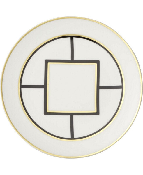 Тарелка для салата Villeroy & Boch metro Chic белая с краем