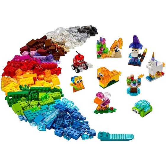 Lego Конструктор Классик Креативные прозрачные кирпичи 11013