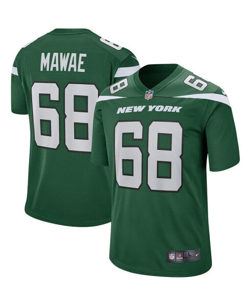 Men's Kevin Mawae Gotham Green New York Jets Game Retired Player Jersey