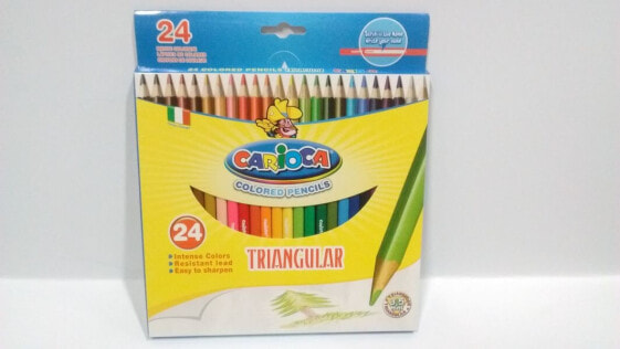 Цветные карандаши Carioca, набор 24 цвета