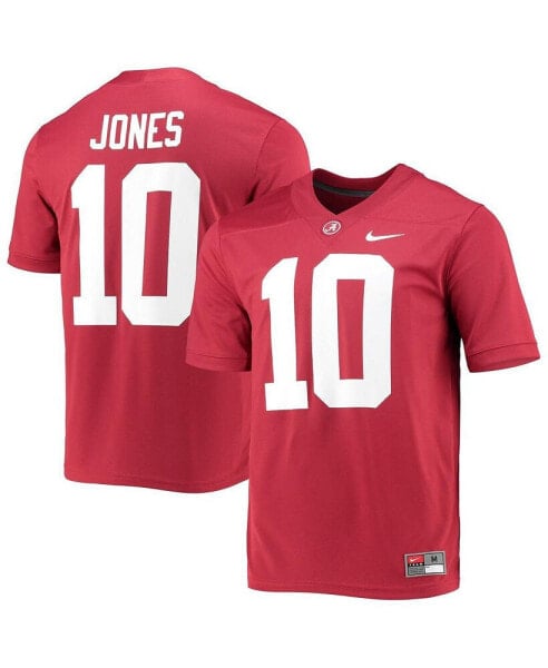 Men's Mac Jones Crimson Alabama Crimson Tide 2021 Draft Class Game Jersey