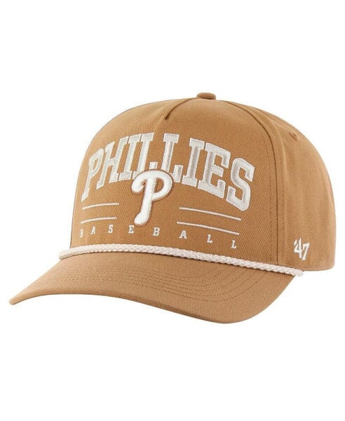 Men's Brown Philadelphia Phillies Neutral Roscoe Rope Hitch Adjustable Hat