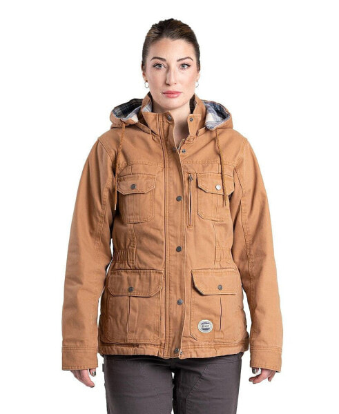 Women's Vintage Washed Duck Barn Coat