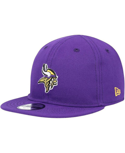 Первый бейсболка New Era для малышей и девочек фиолетовая Minnesota Vikings 9FIFTY Snapback Hat