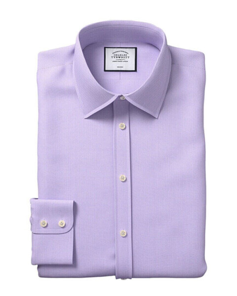 Charles Tyrwhitt Non-Iron Mini Herringbone Slim Fit Shirt Men's