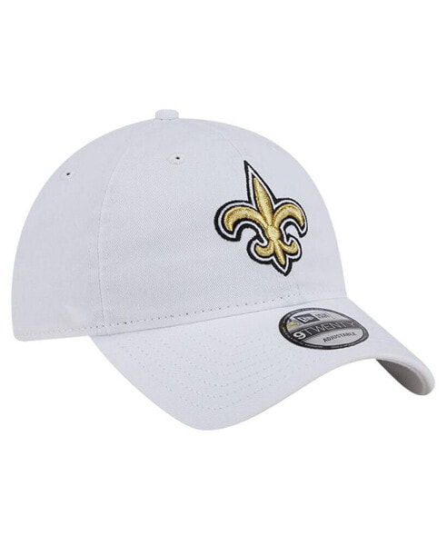 Men's White New Orleans Saints Main 9TWENTY Adjustable Hat