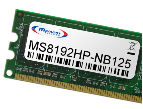Memorysolution Memory Solution MS8192HP-NB125 - 8 GB