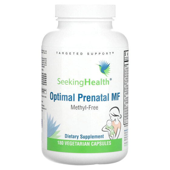 Витамины для женского здоровья Seeking Health Optimal Prenatal MF, 180 вегетарианских капсул