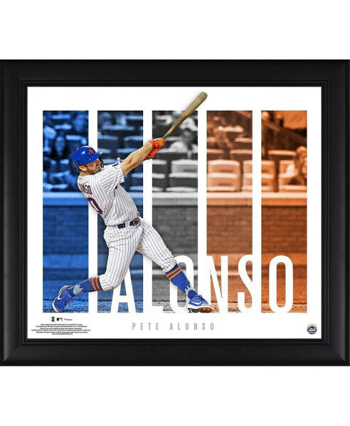 Pete Alonso New York Mets Framed 15" x 17" Player Panel Collage
