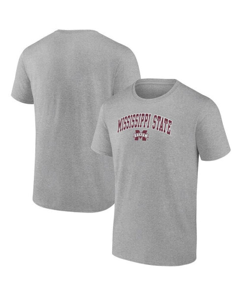 Men's Steel Mississippi State Bulldogs Campus T-shirt