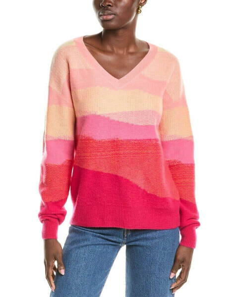 Naadam Desertscape V-Neck Cashmere Sweater Women's