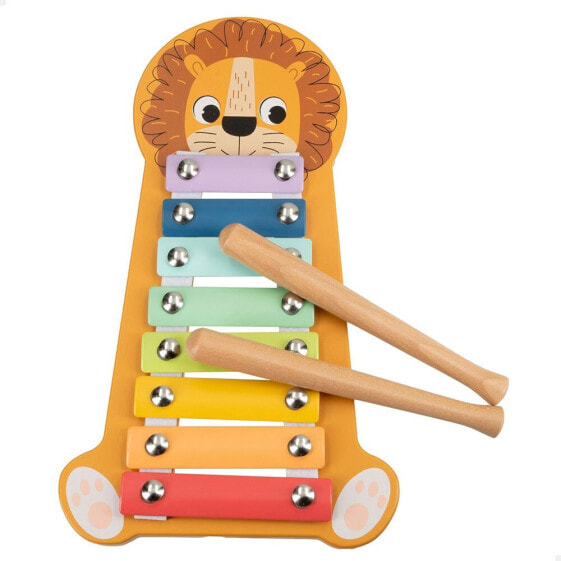 Детский музыкальный инструмент WooMax Leon Wooden Xilophone Multicolor