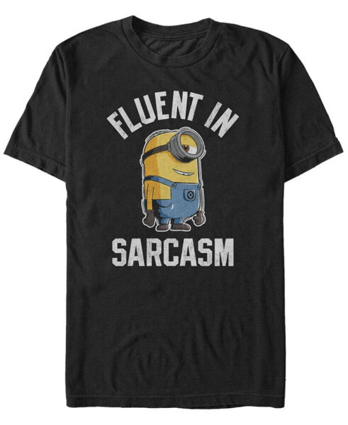 Minions Men's Fluent In Sarcasm Short Sleeve T-Shirt