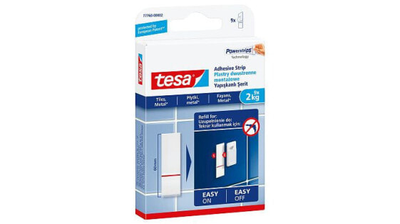 Tesa 77760 - Tape - White - 5 s - Blister - 9 pc(s)