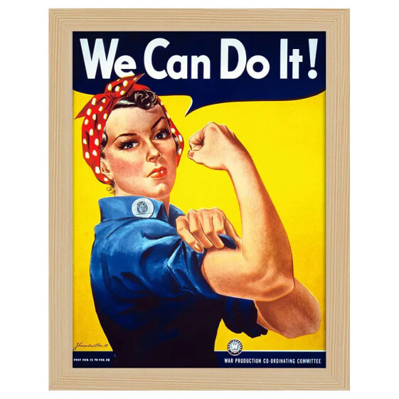 Bilderrahmen Poster We Can Do It!