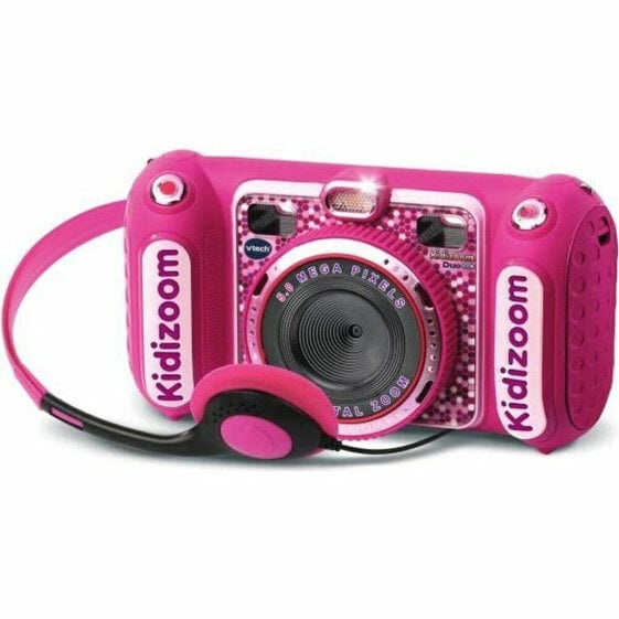 Детский фотоаппарат Vtech Duo DX розовый