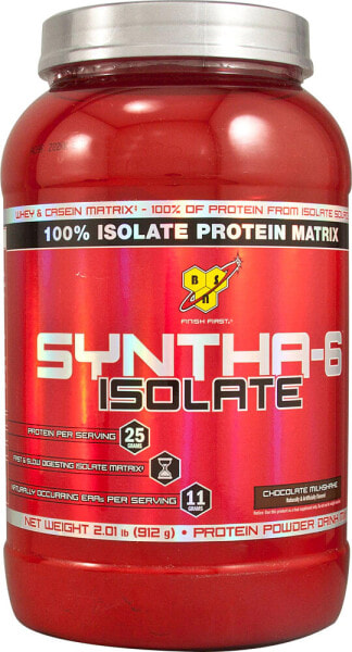 BSN SYNTHA-6 Isolate Chocolate  Матрица сывороточного протеина со вкусом молочного коктейля 907 г