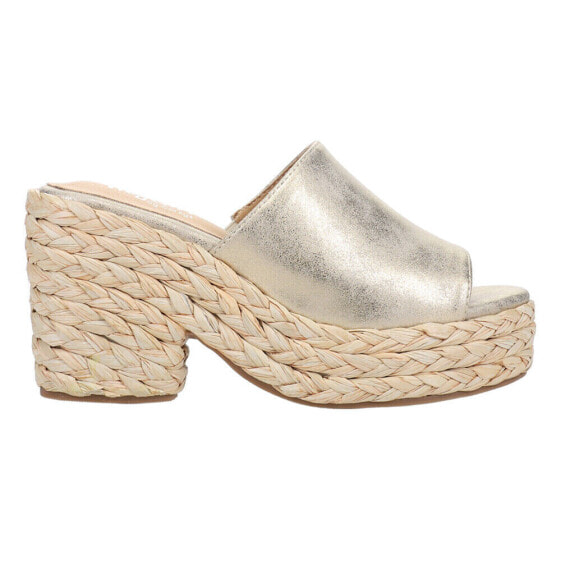 Corkys Solstice Metallic Wedge Womens Gold Casual Sandals 41-0260-GOMT