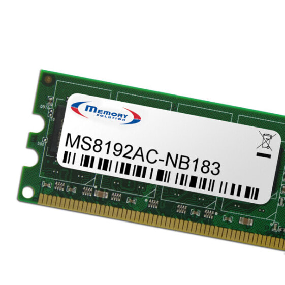Memorysolution Memory Solution MS8192AC-NB183 - 8 GB - 1 x 8 GB