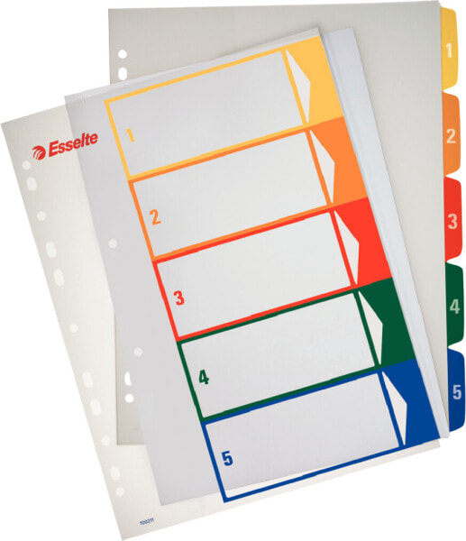 Канцелярские товары Esselte Прокладки из картона Maxi для печати A4 1-5 (100211)