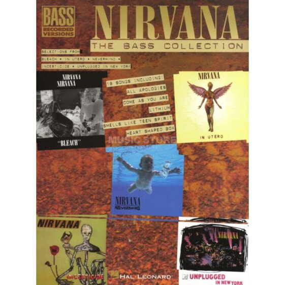 Hal Leonard Nirvana Bass Guitar Collection Bass Guitar