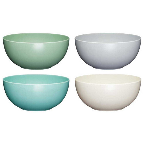 COLOURWORKS Classics Melamine Bowls Set 4 Units