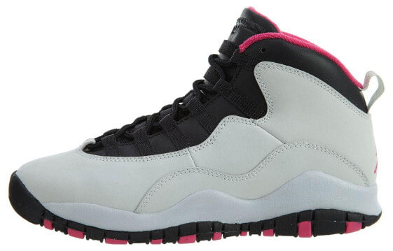 Розовые детские кроссовки Jordan Air Jordan 10 Retro Vivid Pink для девочек