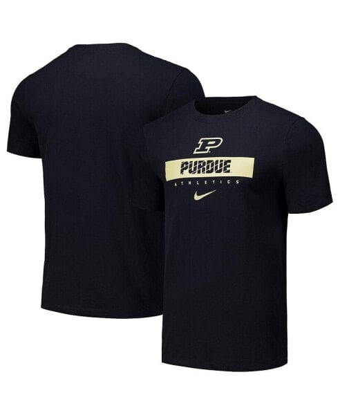 Men's Black Purdue Boilermakers 2024 Sideline Performance T-Shirt