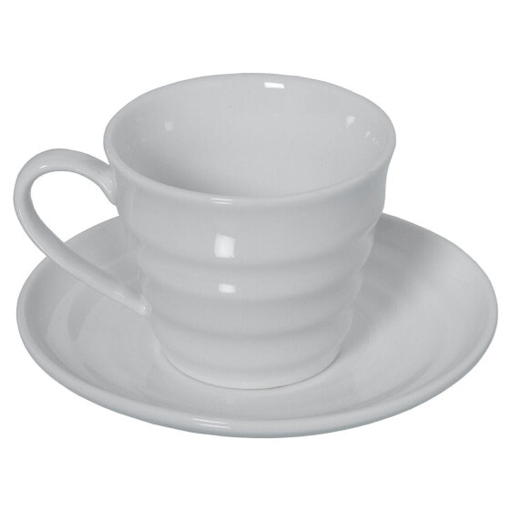 6 Piece Coffee Cup Set Alexandra House Living Porcelain 200 ml