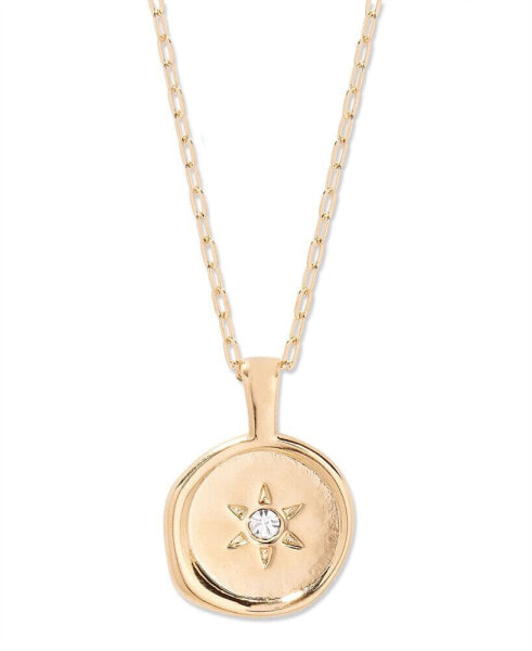 Cubic Zirconia 14K Gold-Plated Sadie Necklace