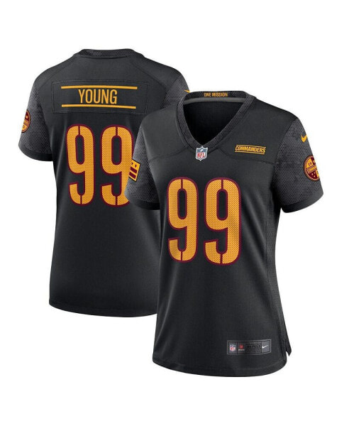 Women's Chase Young Black Washington Commanders Alternate Game Player Jersey