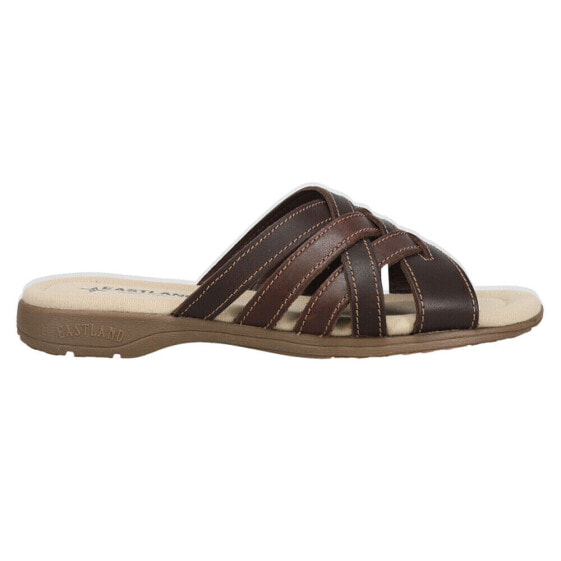 Eastland Hazel Slide Womens Brown Casual Sandals 3958-02