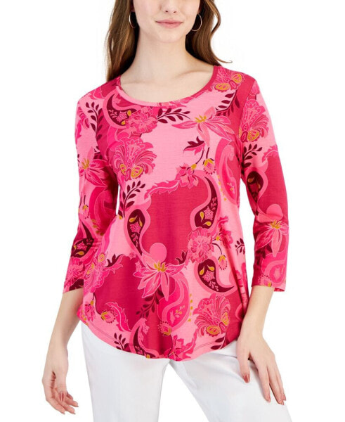 Petite Glamorous Garden Top, Created for Macy's