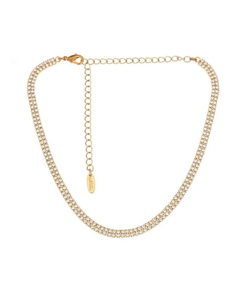 Simplicity 18K Gold Plated Choker Necklace