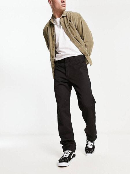 Carhartt WIP master relaxed tapered fit chinos in black