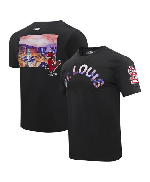 Men's Black St. Louis Cardinals Cityscape T-Shirt