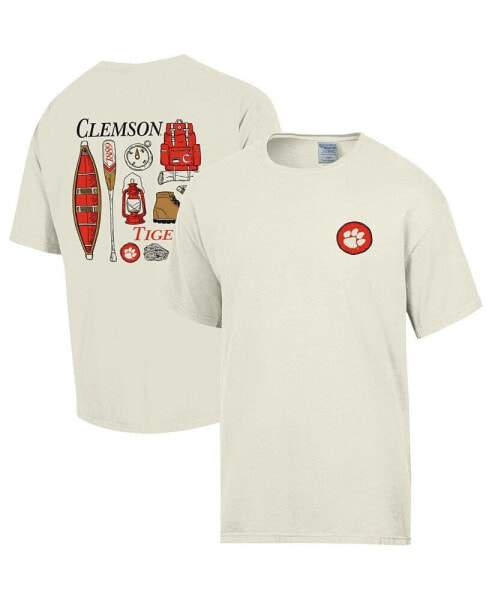 Men's Cream Clemson Tigers Camping Trip T-shirt