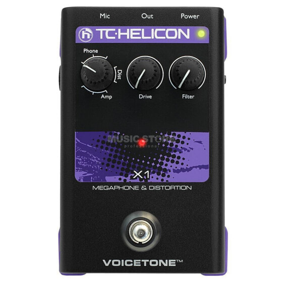 TC-Helicon VoiceTone X1 Distortion Vocal Effects Pedal